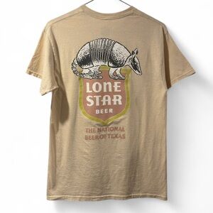 NWT Men’s Lone Star Beer Armadillo Graphic T-Shirt Size Medium